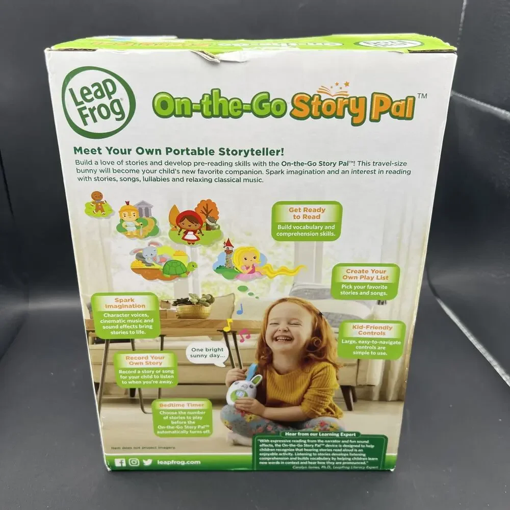 Leap Frog On-the-Go Story Pal Portable Storyteller Lullabies Songs Poems 3+